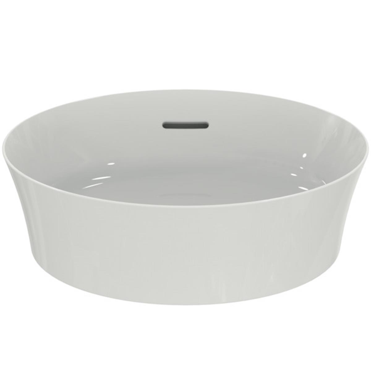 MARKA}Çanak LavabolarE141301Ipalyss Tezgah Üstü Yuvarlak Çanak Lavabo 40cm-Beyaz