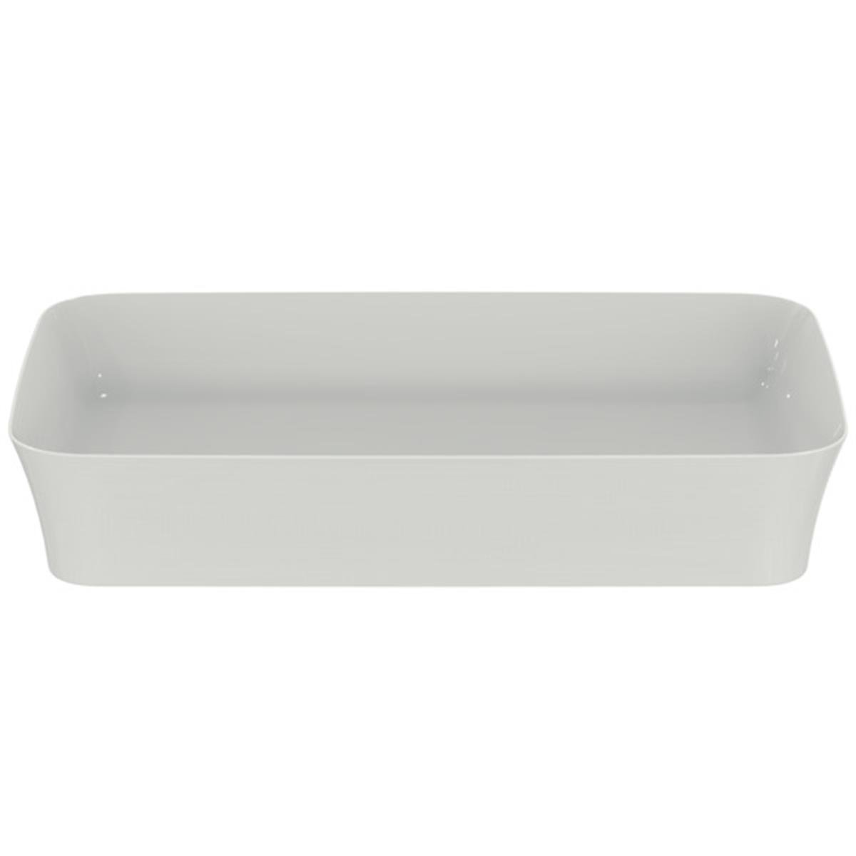 MARKA}Çanak LavabolarE188601Ipalyss Tezgah Üstü Dikdörtgen Çanak Lavabo 65cm-Beyaz