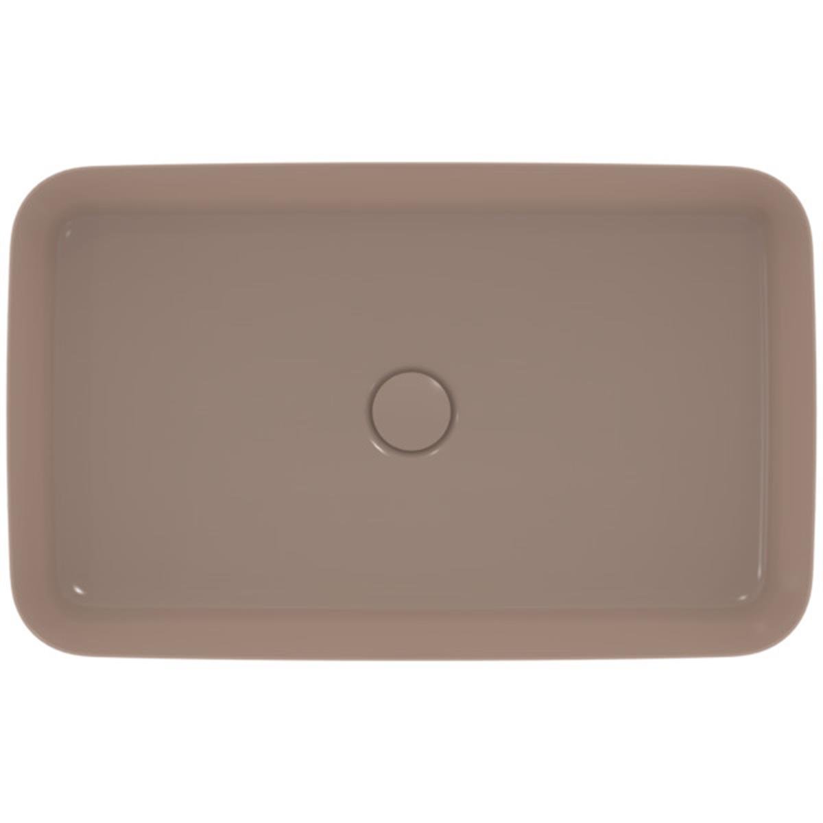 MARKA}Çanak LavabolarE1886V4Ipalyss Tezgah Üstü Dikdörtgen Çanak Lavabo 65cm-Kaşmir