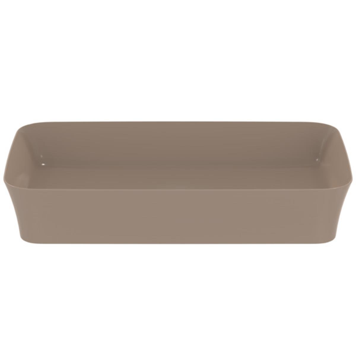 MARKA}Çanak LavabolarE1886V4Ipalyss Tezgah Üstü Dikdörtgen Çanak Lavabo 65cm-Kaşmir