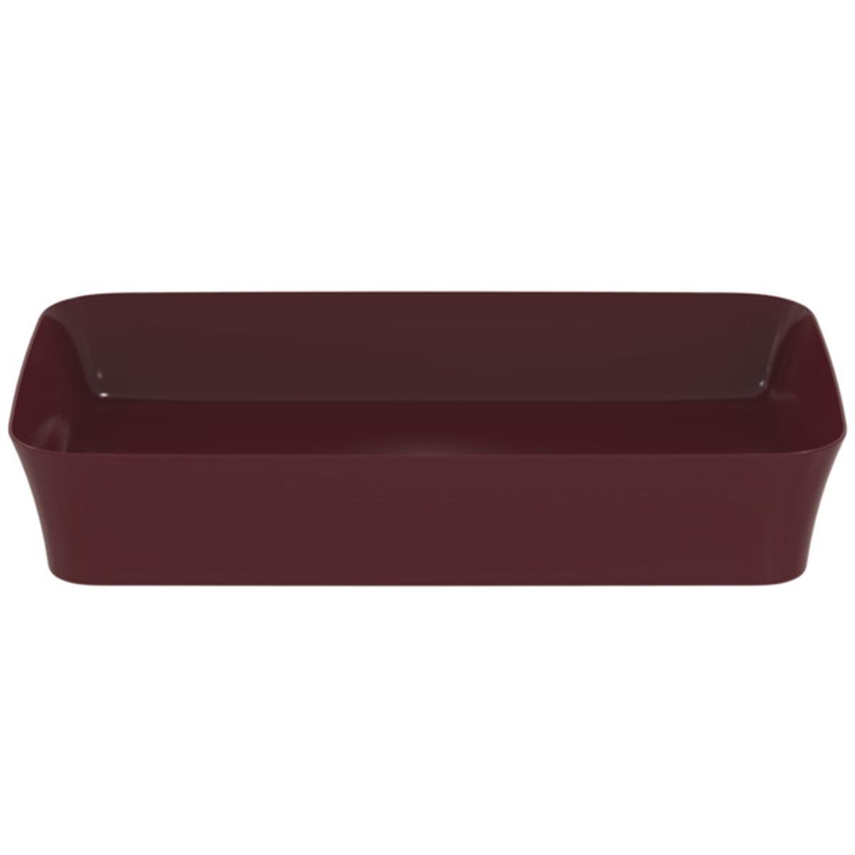 MARKA}Çanak LavabolarE1886V6Ipalyss Tezgah Üstü Dikdörtgen Çanak Lavabo 65cm-Nar