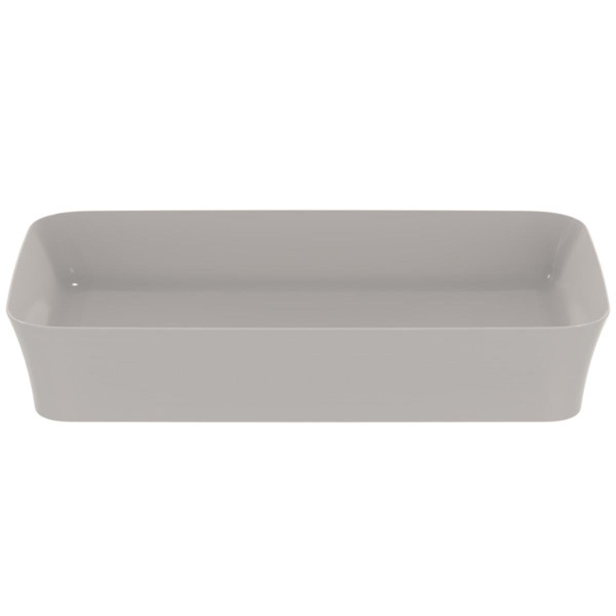 MARKA}Çanak LavabolarE1886V9Ipalyss Tezgah Üstü Dikdörtgen Çanak Lavabo 65cm-Beton