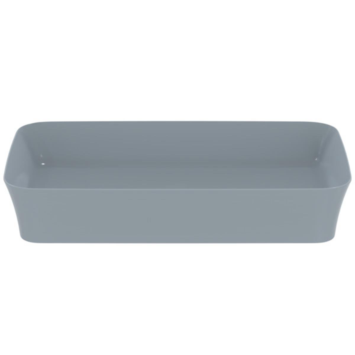 MARKA}Çanak LavabolarE1886X8Ipalyss Tezgah Üstü Dikdörtgen Çanak Lavabo 65cm-Barut