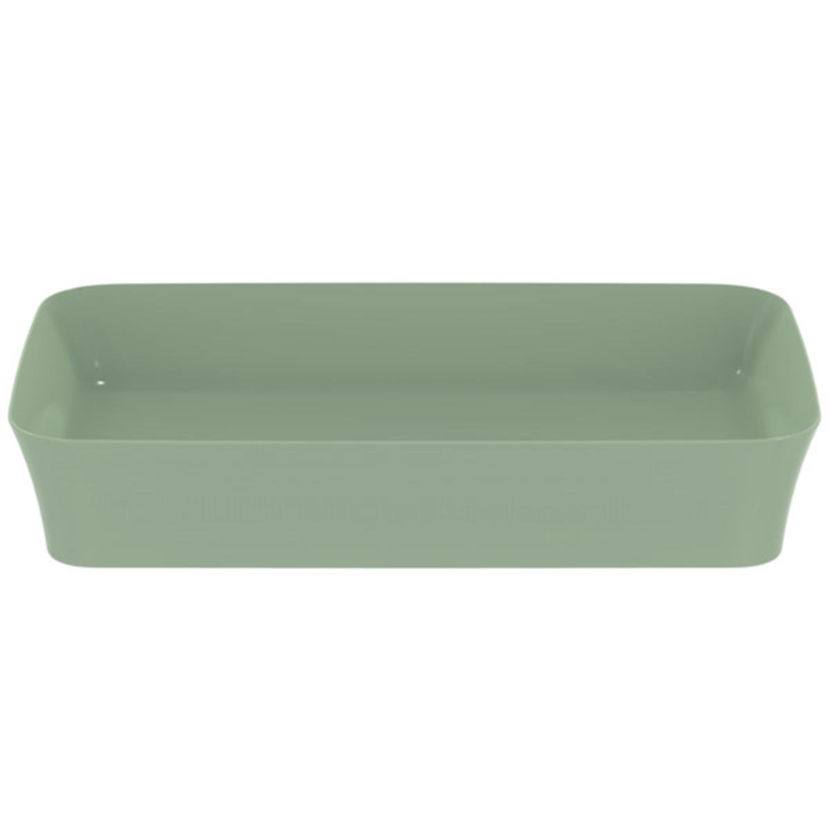 MARKA}Çanak LavabolarE1886X9Ipalyss Tezgah Üstü Dikdörtgen Çanak Lavabo 65cm-Adaçayı