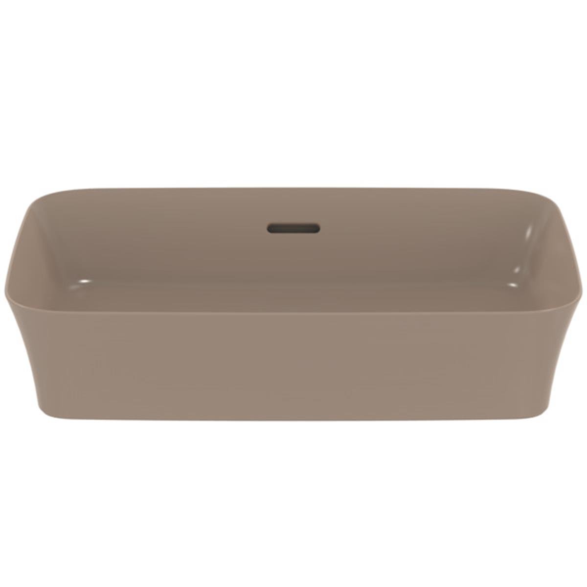 MARKA}Çanak LavabolarE2078V4Ipalyss Tezgah Üstü Dikdörtgen Çanak Lavabo 55cm-Kaşmir