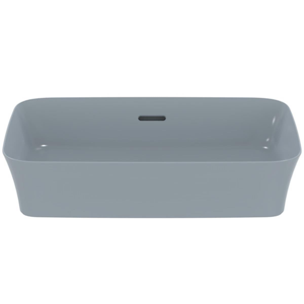 MARKA}Çanak LavabolarE2078X8Ipalyss Tezgah Üstü Dikdörtgen Çanak Lavabo 55cm-Barut