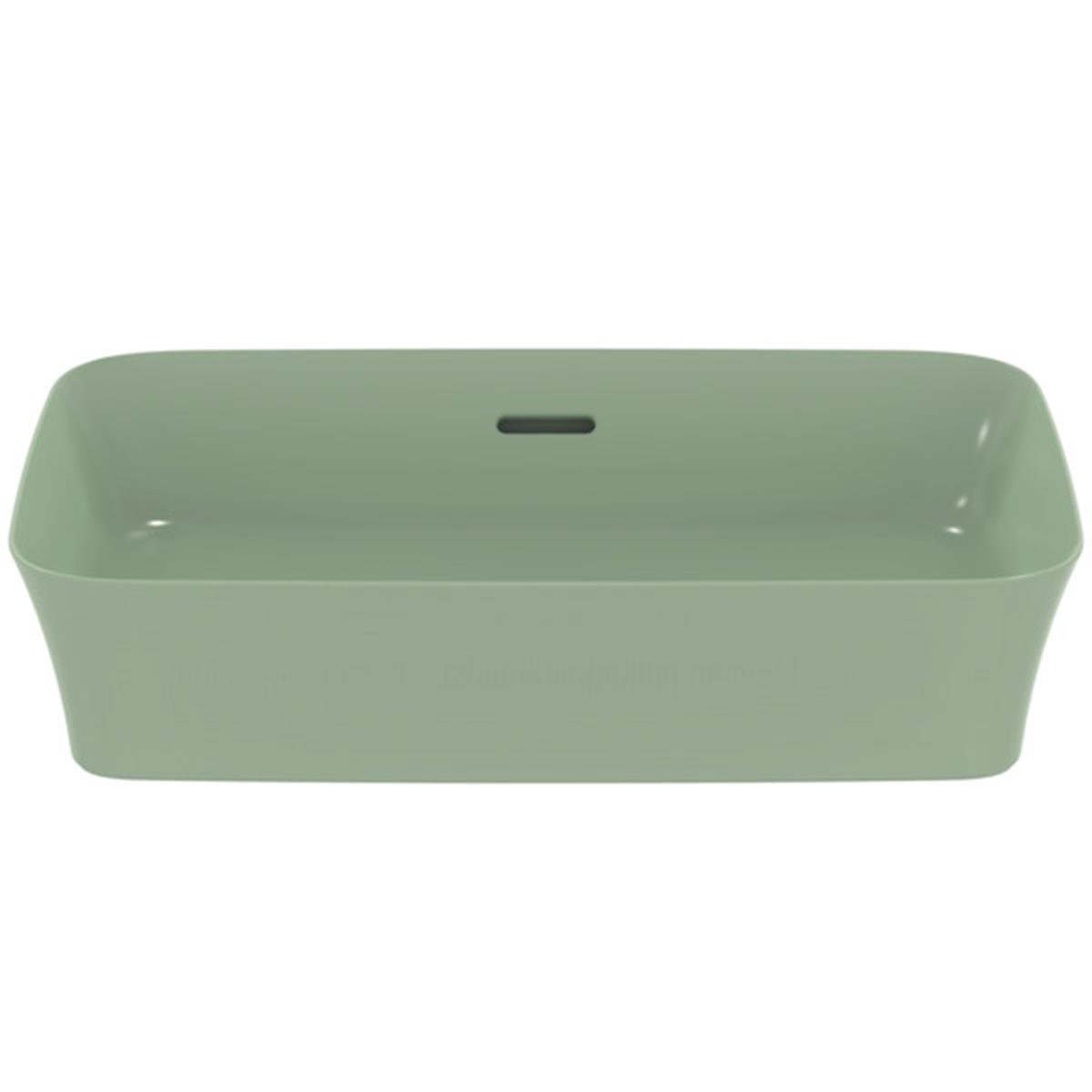 MARKA}Çanak LavabolarE2078X9Ipalyss Tezgah Üstü Dikdörtgen Çanak Lavabo 55cm-Adaçayı