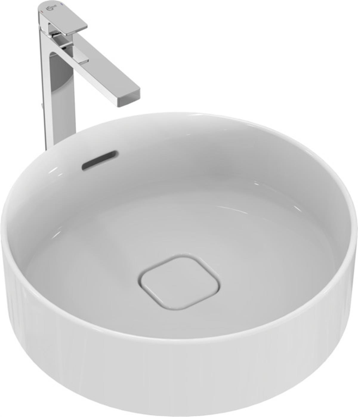 MARKA}Çanak LavabolarT296101Strada II Tezgah Üstü Yuvarlak Çanak Lavabo 45 cm