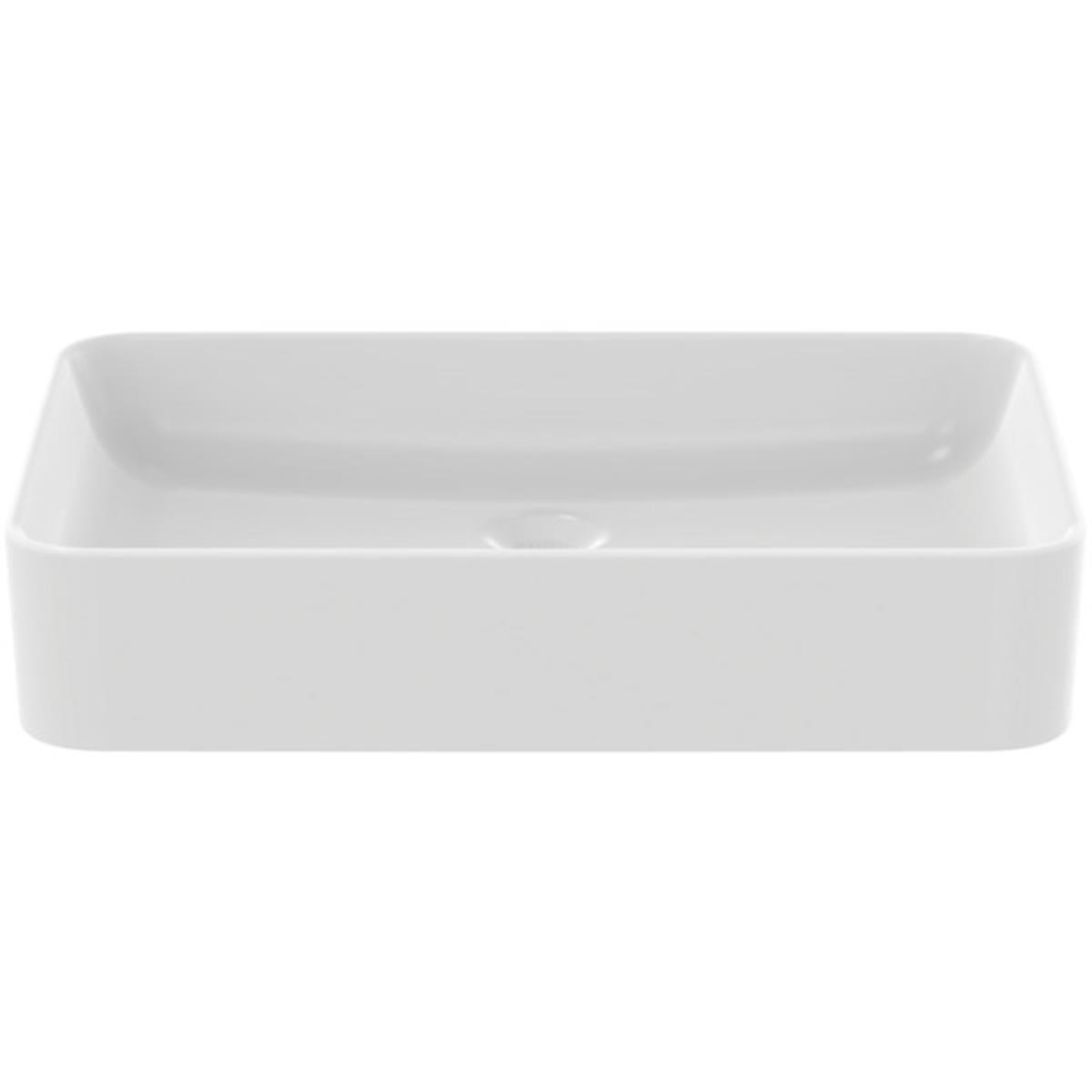 MARKA}Çanak LavabolarT369801Conca Tezgah Üstü Dikdörtgen Çanak Lavabo 60 cm