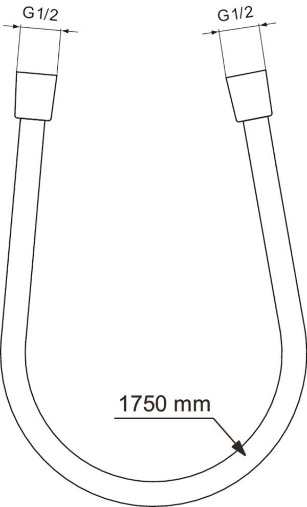 MARKA}El Duşu TakımlarıBE175ROİdeal Standard Idealflex Duş Hortumu 175cm-Rose