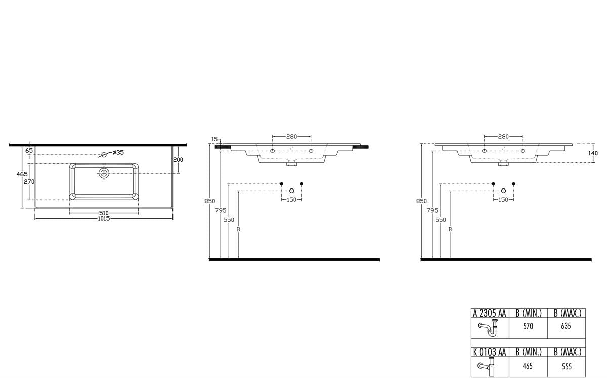 MARKA}Etajerli LavabolarZ290302Archisol Thin Etajerli Lavabo 101 cm