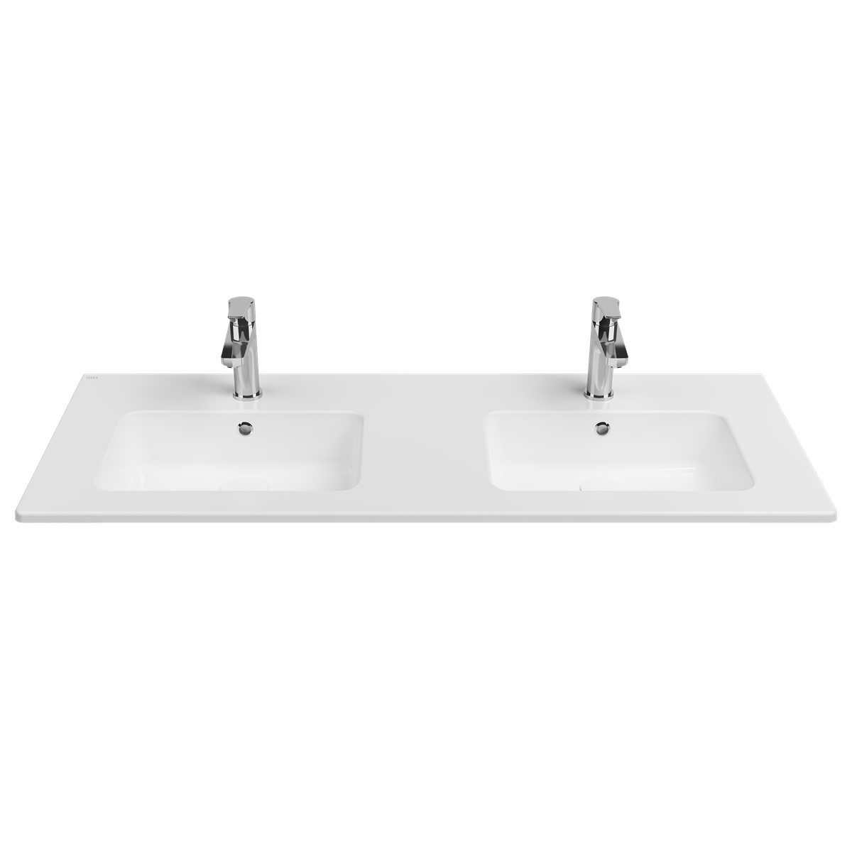 MARKA}Etajerli LavabolarZ290401Archisol Thin Etajerli Lavabo 120 cm Çift Hazneli