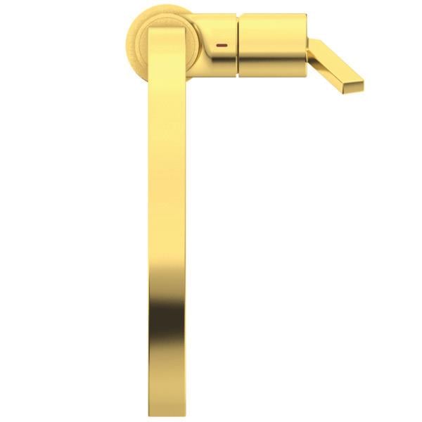 MARKA}Kuğu Borulu Eviye BataryasıBD411A2İdeal Standard Gusto Kuğu Eviye Bataryası-Brushed Gold-Kare Borulu