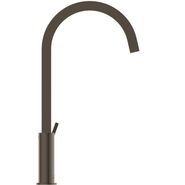 MARKA}Kuğu Borulu Eviye BataryasıBD411A5İdeal Standard Gusto Kuğu Eviye Bataryası-Magnetic Grey-Kare Borulu