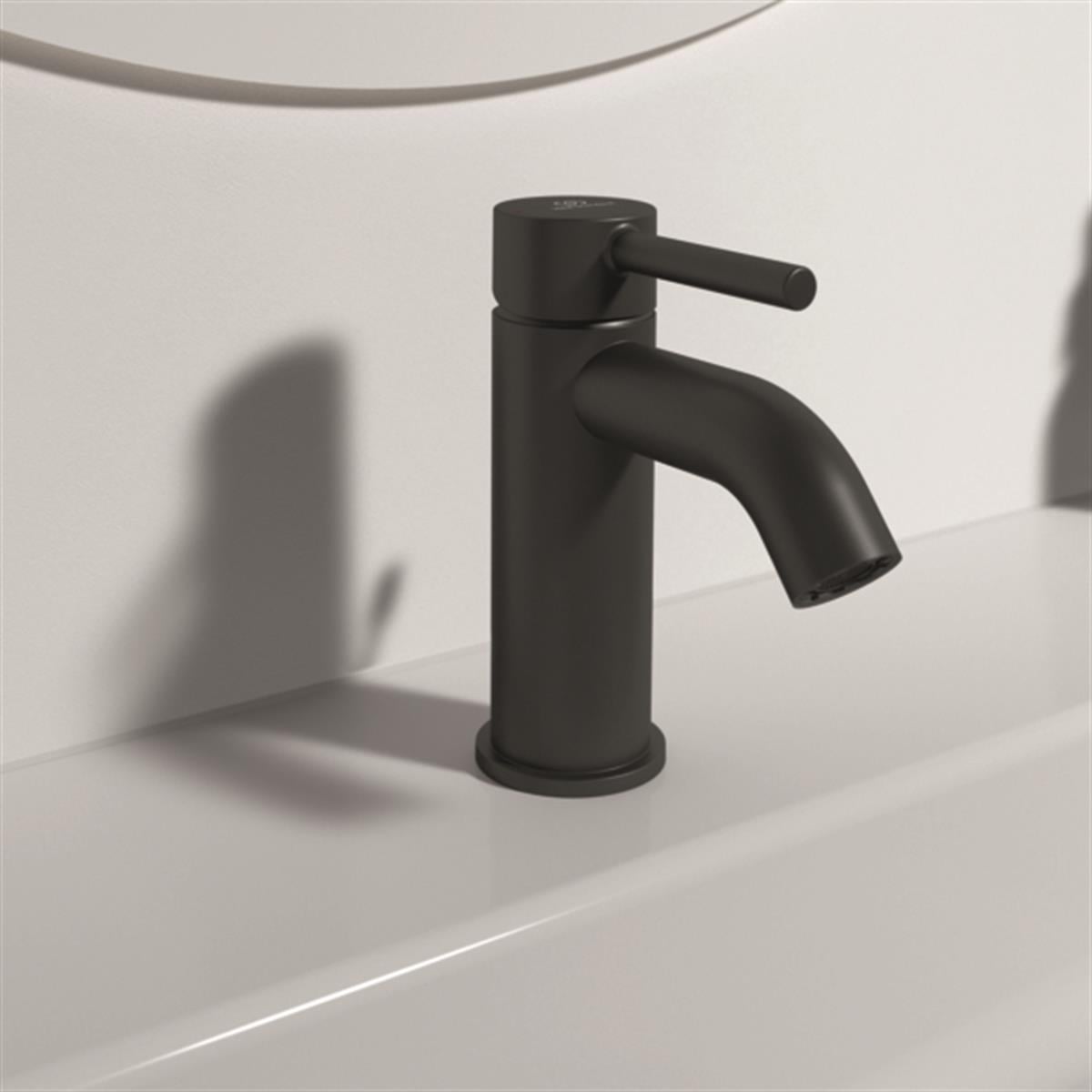 MARKA}Lavabo BataryasıBC193XGIdeal Standard Ceraline Lavabo Bataryası Mat Siyah Sifon Kumandalı-5 L/dk