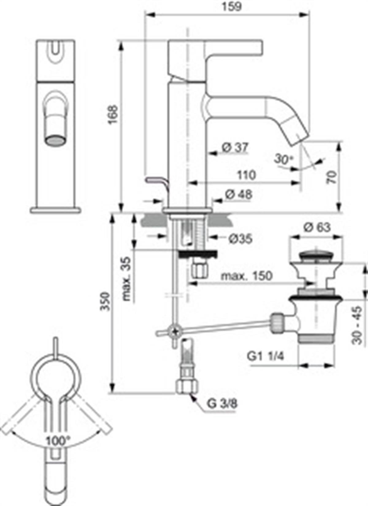 MARKA}Lavabo BataryasıBC775GNJoy Lavabo Bataryası 5l/dk Gümüş Fırtına Sifon Kumandalı
