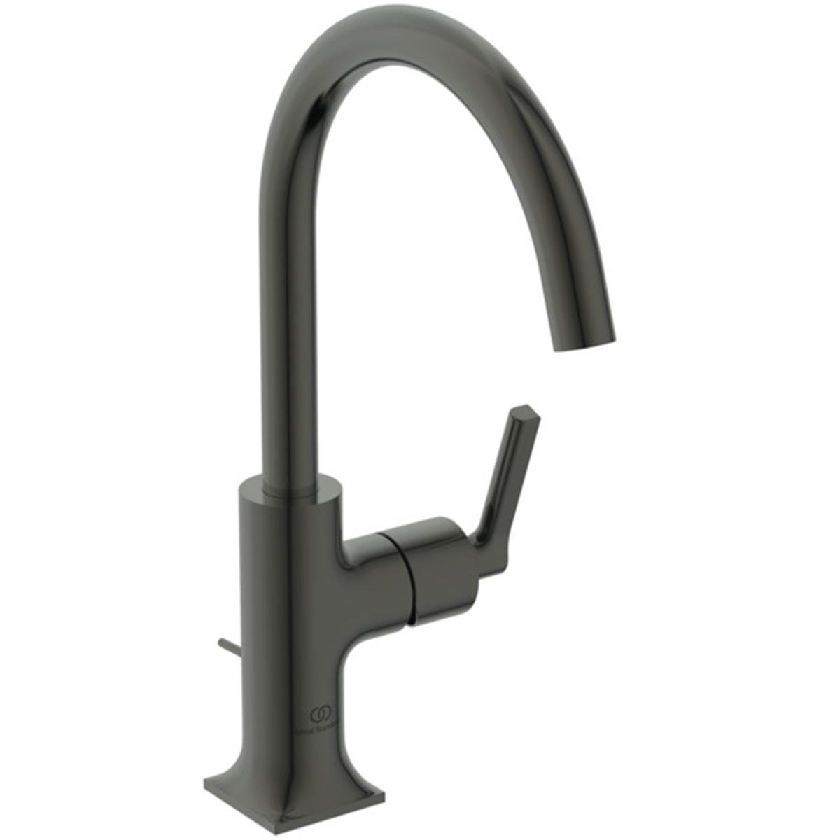 MARKA}Lavabo BataryasıBD149A5Joy Neo Lever Lavabo Bataryası 5l/dk Manyetik Gri Sifon Kumandalı