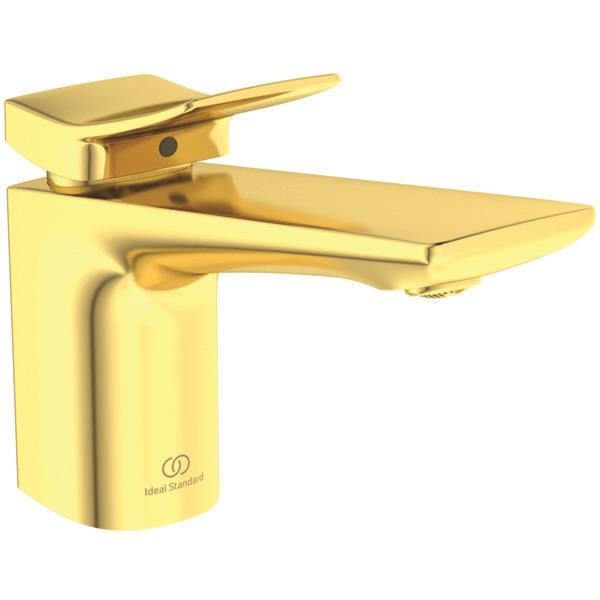 MARKA}Lavabo BataryasıBD456A2İdeal Standard Conca Grande Lavabo Bataryası-Brushed Gold-Sifon Kumandalı