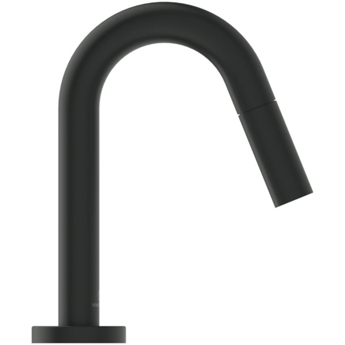 MARKA}Lavabo BataryasıF2842XGIdealStream Tek Su Girişli Girişli Lavabo Bataryası Mat Siyah 126 mm