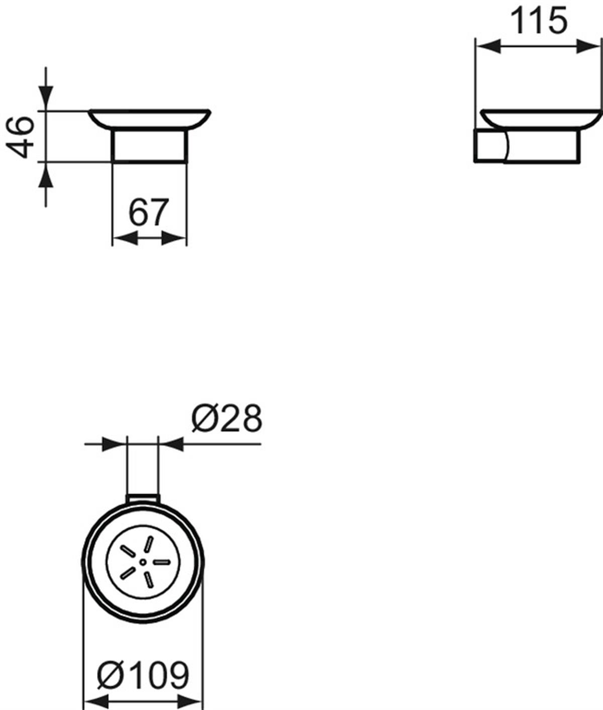 MARKA}SabunlukT4509A2Conca Cam Sabunluk-Yuvarlak Fırçalanmış Altın