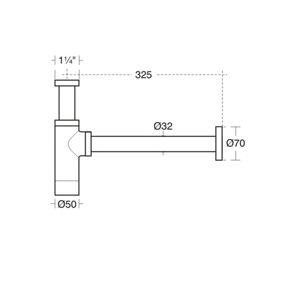 MARKA}SifonE0079AAİdeal Standard P-Trap Lavabo Sifonu