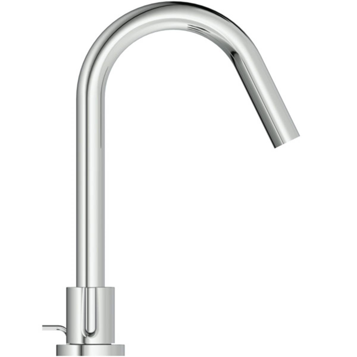 MARKA}Tezgah Üstü Lavabo BataryasıBC783AAJoy 3 Delikli Lavabo Bataryası 5l/dk Krom Sifon Kumandalı