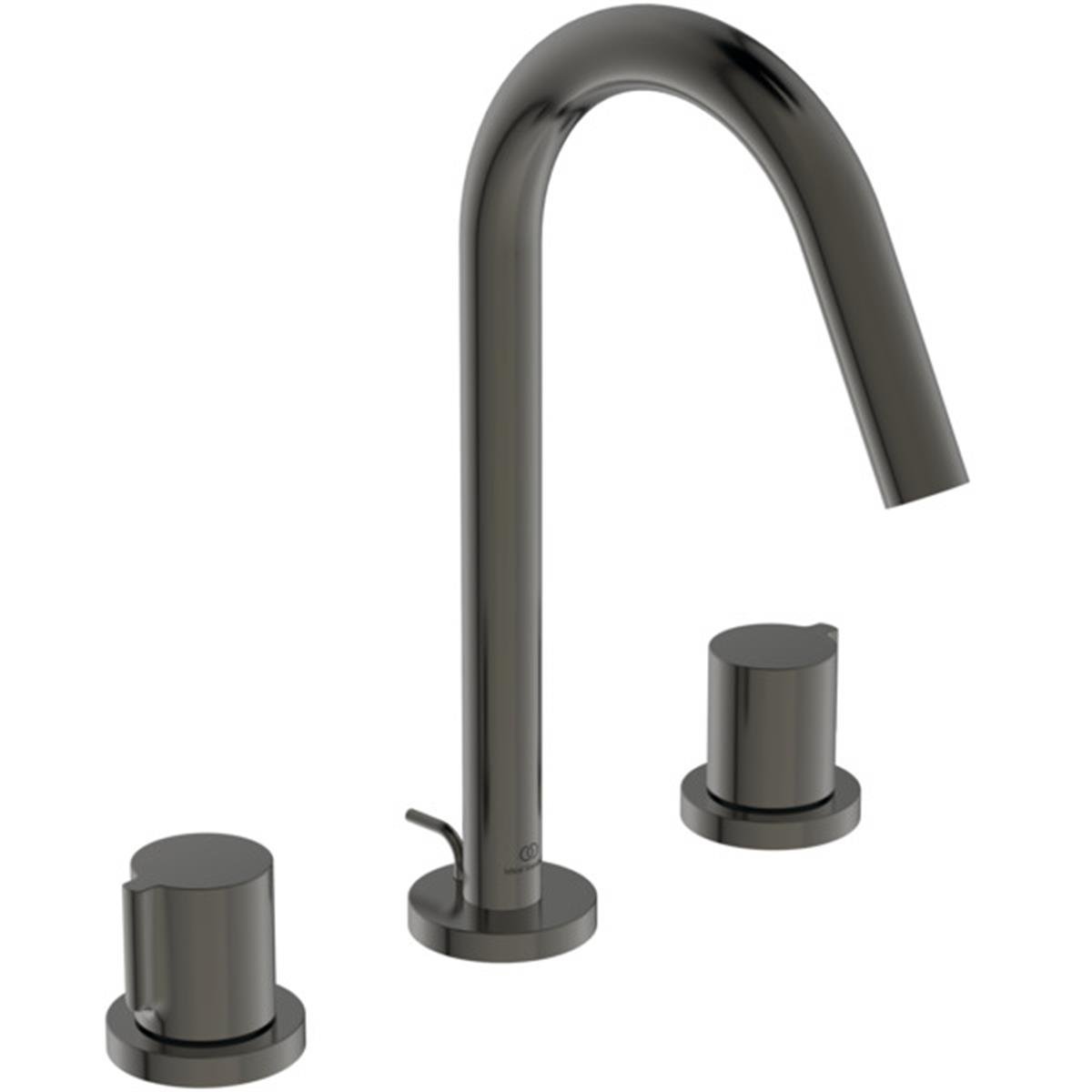 MARKA}Tezgah Üstü Lavabo BataryasıBC783A5Joy 3 Delikli Lavabo Bataryası 5l/dk Manyetik Gri Sifon Kumandalı