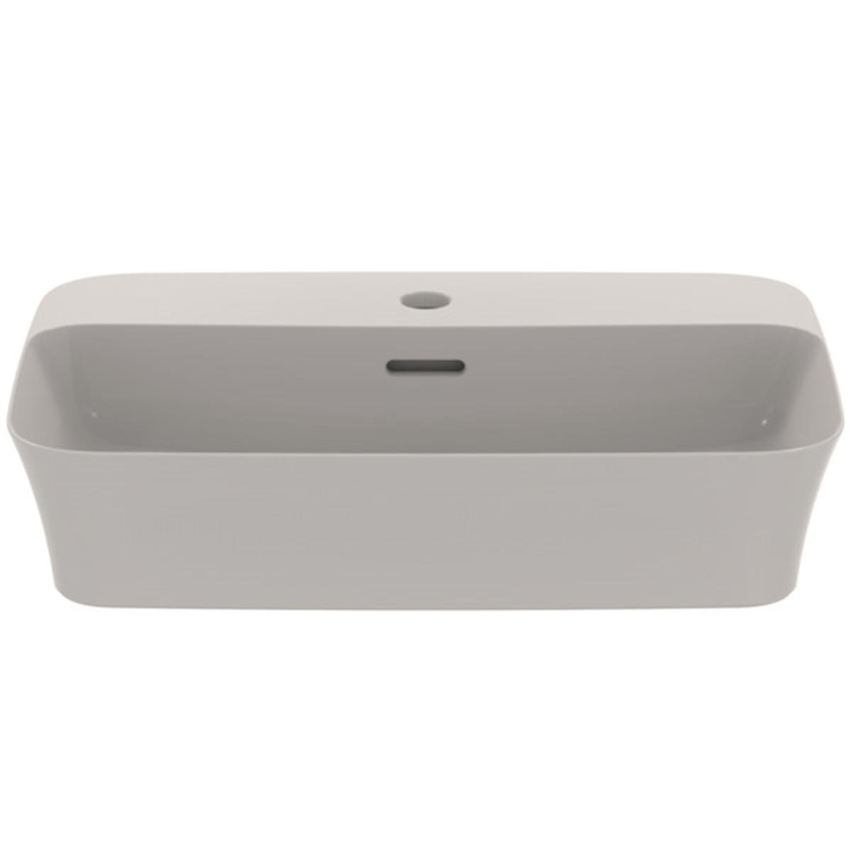 MARKA}Tezgah Üstü LavabolarE2077V9Ipalyss Tezgah Üstü Lavabo 55cm-Beton