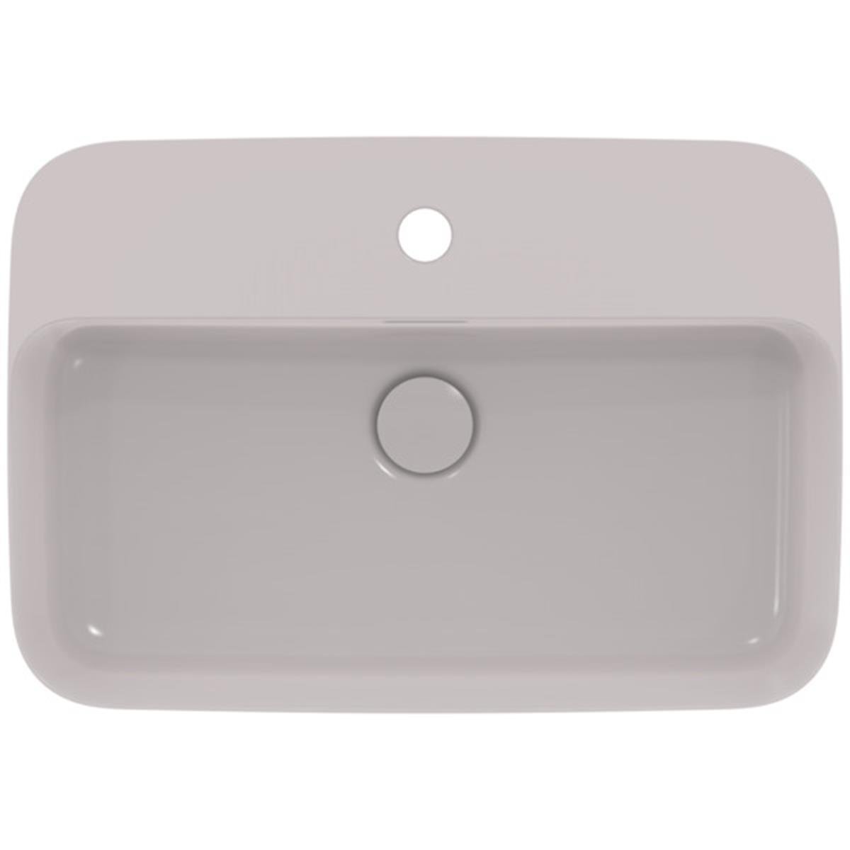 MARKA}Tezgah Üstü LavabolarE2077V9Ipalyss Tezgah Üstü Lavabo 55cm-Beton