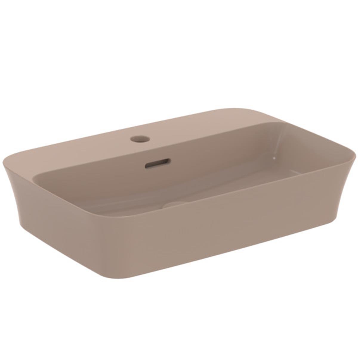 MARKA}Tezgah Üstü LavabolarE2077V4Ipalyss Tezgah Üstü Lavabo 55cm-Kaşmir