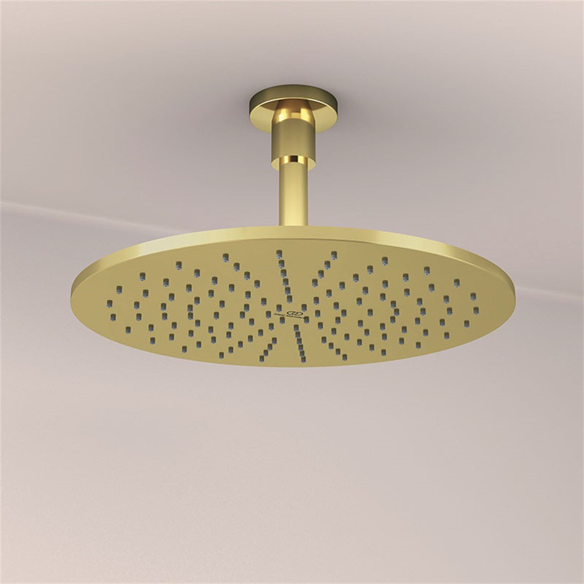IdealRain Tepe Duşu-30cm Fırçalanmış Altın