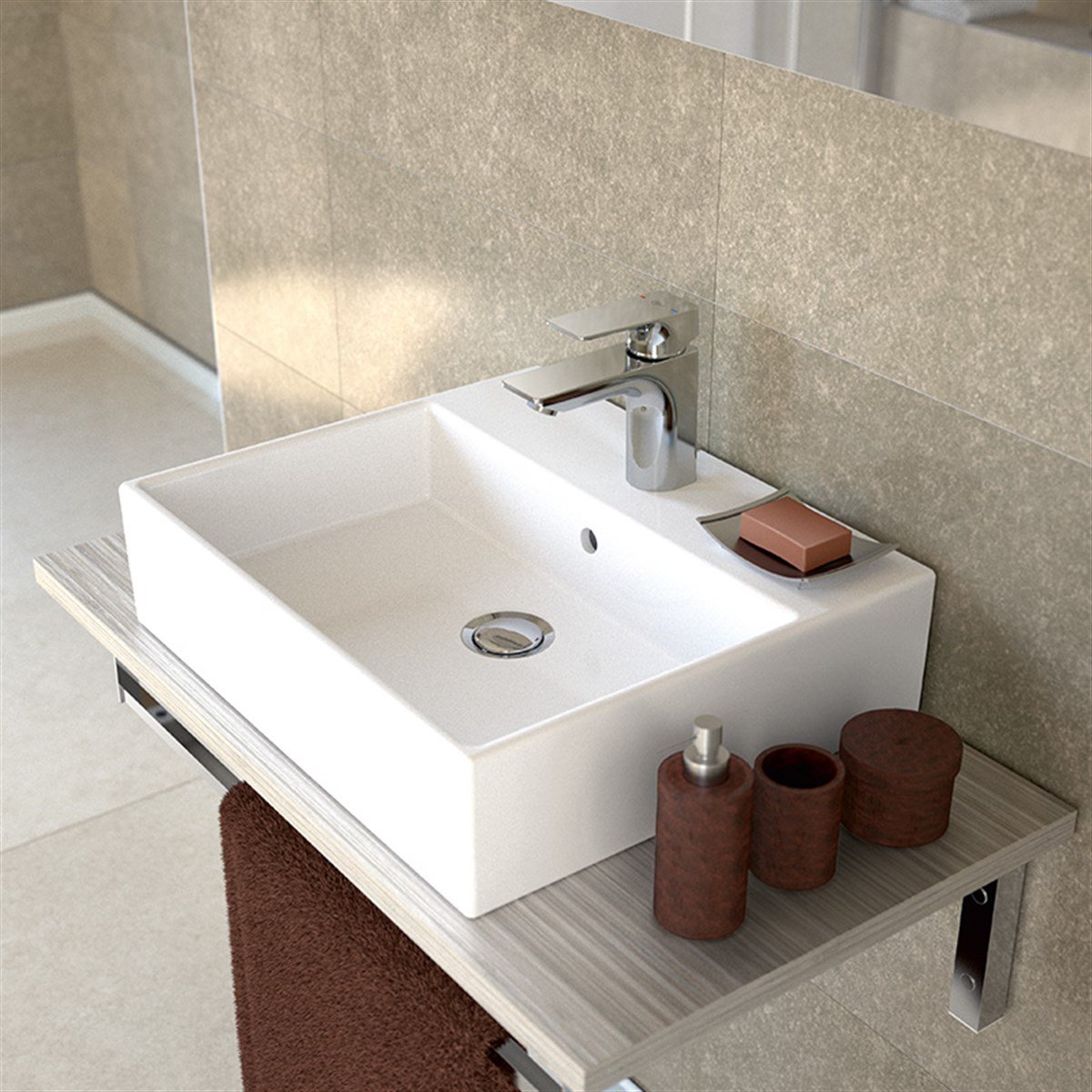 K077701Ideal StandardTezgah Üstü LavabolarIdeal Standard Strada Tezgah Üstü Lavabo 50 cm