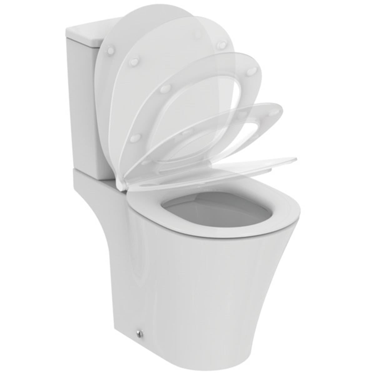 Klozet KapaklarıIdeal StandardE036601Ideal StandardConnect Air Yavaş Kapanan Klozet Kapağı-ThinConnect Air Yavaş Kapanan Klozet Kapağı-Thin