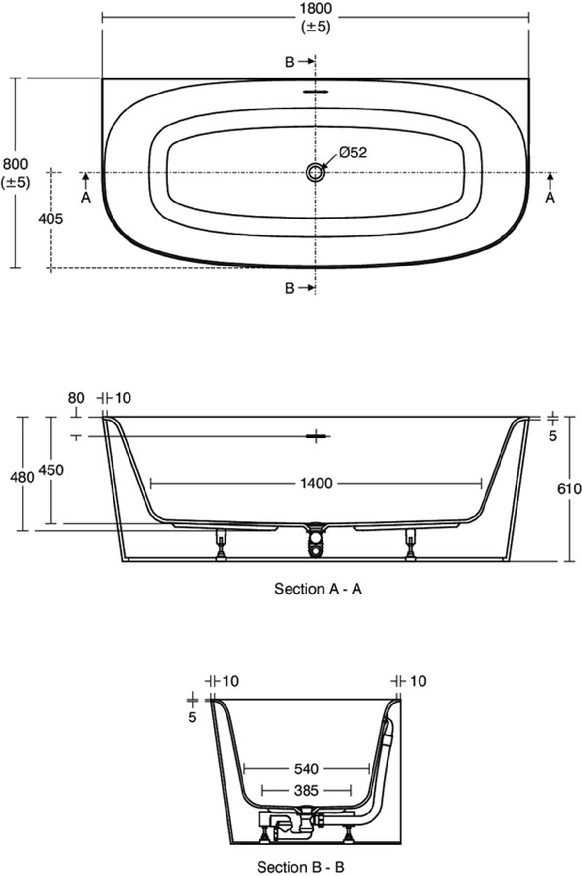 KüvetlerIdeal StandardT994001Ideal StandardDea Tek Duvarönü Küvet 180x80 cm BeyazDea Tek Duvarönü Küvet 180x80 cm Beyaz