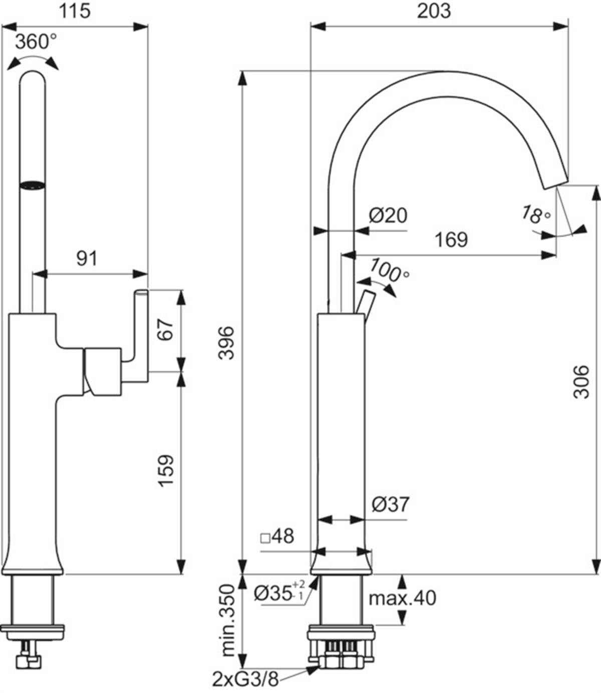 Lavabo BataryasıIdeal StandardBD156AAIdeal StandardJoy Neo Lever Lavabo Bataryası 5l/dk Krom Sifon KumandasızJoy Neo Lever Lavabo Bataryası 5l/dk Krom Sifon Kumandasız