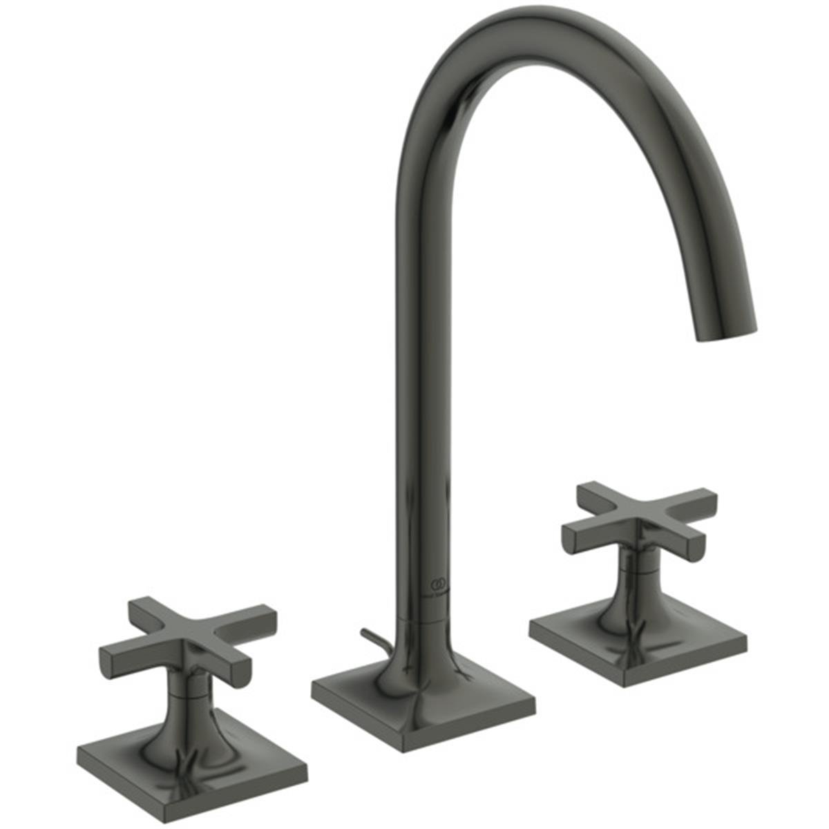 Tezgah Üstü Lavabo BataryasıIdeal StandardBD143A5Ideal StandardJoy Neo Cross 3 Delikli Lavabo Bataryası 5l/dk Manyetik Gri Sifon KumandalıJoy Neo Cross 3 Delikli Lavabo Bataryası 5l/dk Manyetik Gri Sifon Kumandalı