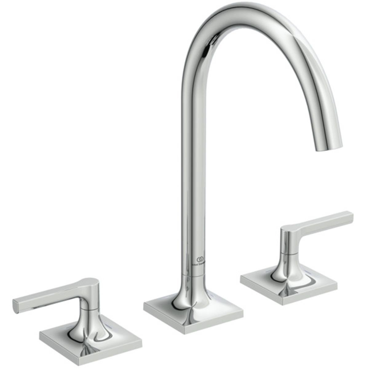 Tezgah Üstü Lavabo BataryasıIdeal StandardBD146AAIdeal StandardJoy Neo Lever 3 Delikli Lavabo Bataryası 5l/dk Krom Sifon KumandasızJoy Neo Lever 3 Delikli Lavabo Bataryası 5l/dk Krom Sifon Kumandasız