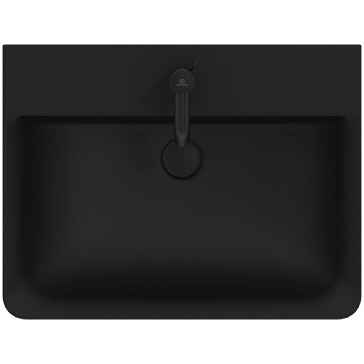 Tezgah Üstü LavabolarIdeal StandardE0298V3Ideal StandardConnect Air Cube Lavabo 60 cm-Mat SiyahConnect Air Cube Lavabo 60 cm-Mat Siyah