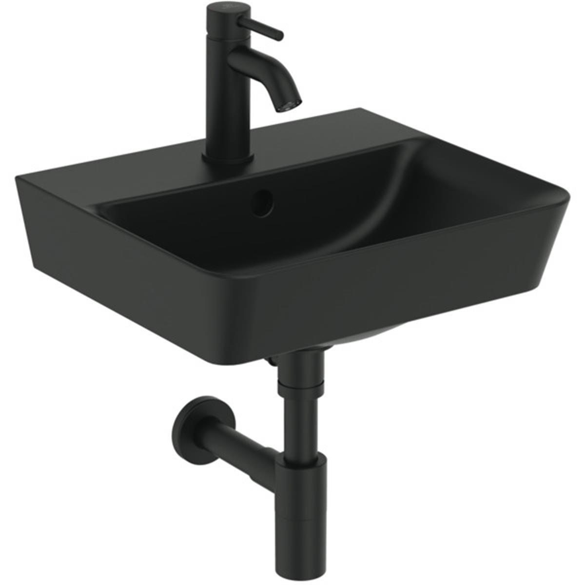 Tezgah Üstü LavabolarIdeal StandardE0307V3Ideal StandardConnect Air Cube Lavabo 40 cm-Mat SiyahConnect Air Cube Lavabo 40 cm-Mat Siyah