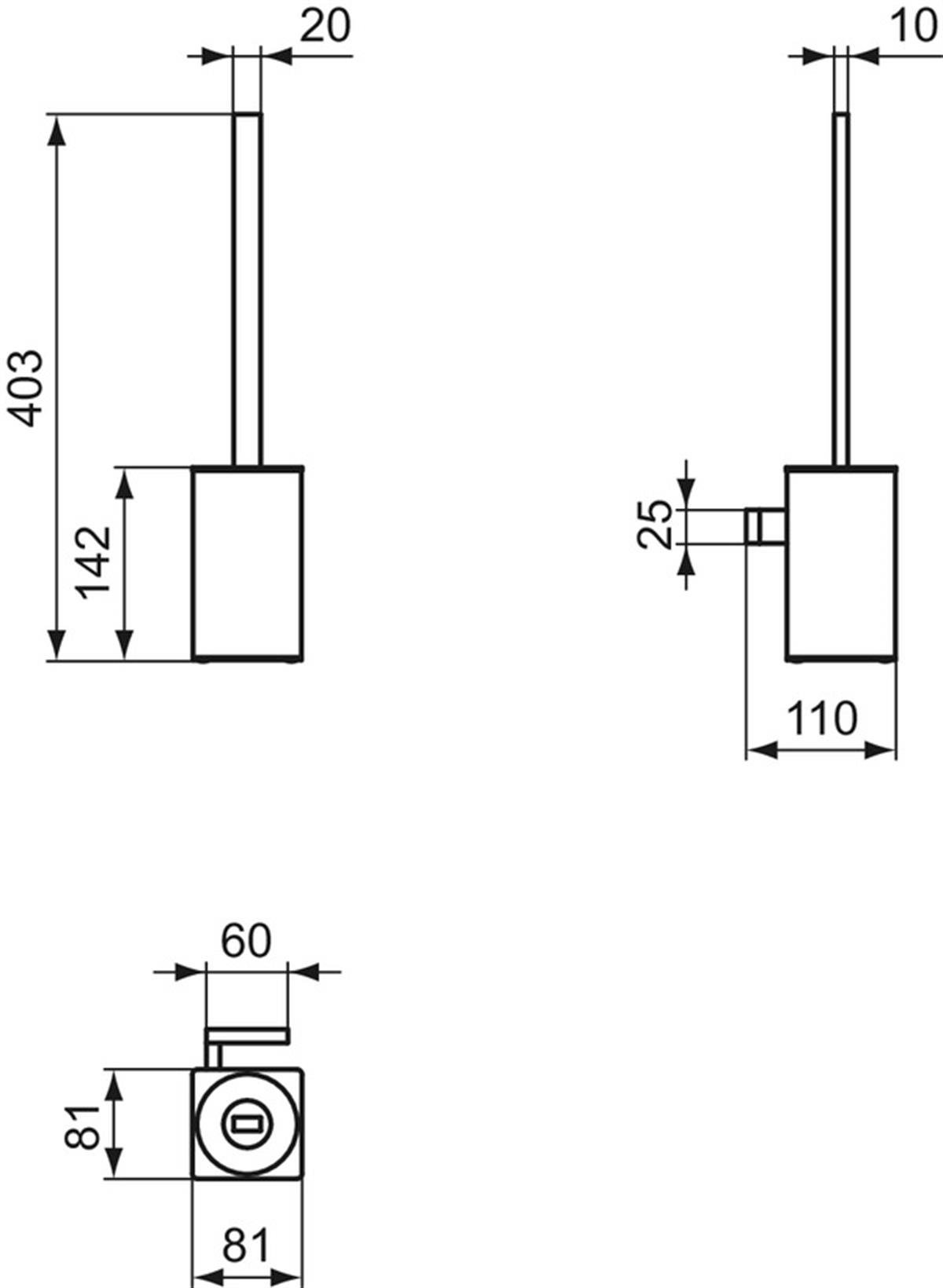 Tuvalet FırçalığıIdeal StandardT4494A2Ideal StandardConca Duvara Monte Tuvalet Fırçası-Kare Fırçalanmış AltınConca Duvara Monte Tuvalet Fırçası-Kare Fırçalanmış Altın