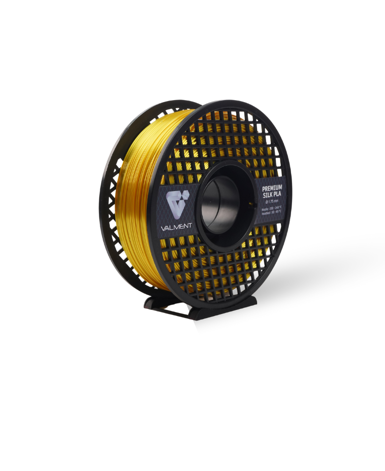 Valment Silk PLA Filament –Altın 24K– 1.75mm – 1KG