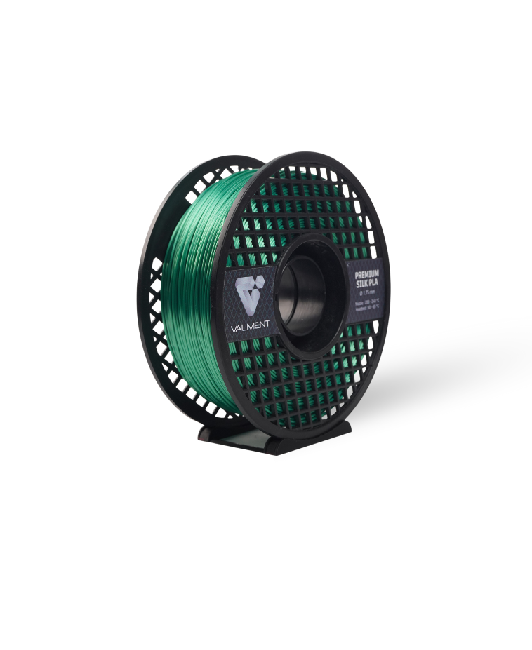 Valment Silk PLA Filament –Yeşil – 1.75mm – 1KG