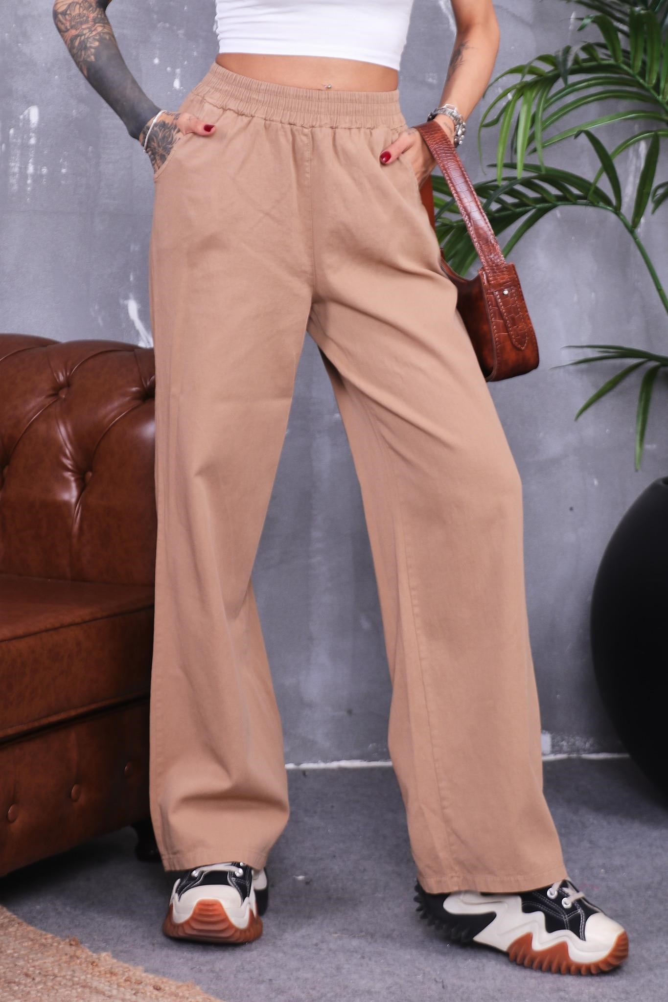 İspanyol Paça Gabardin Pantolon