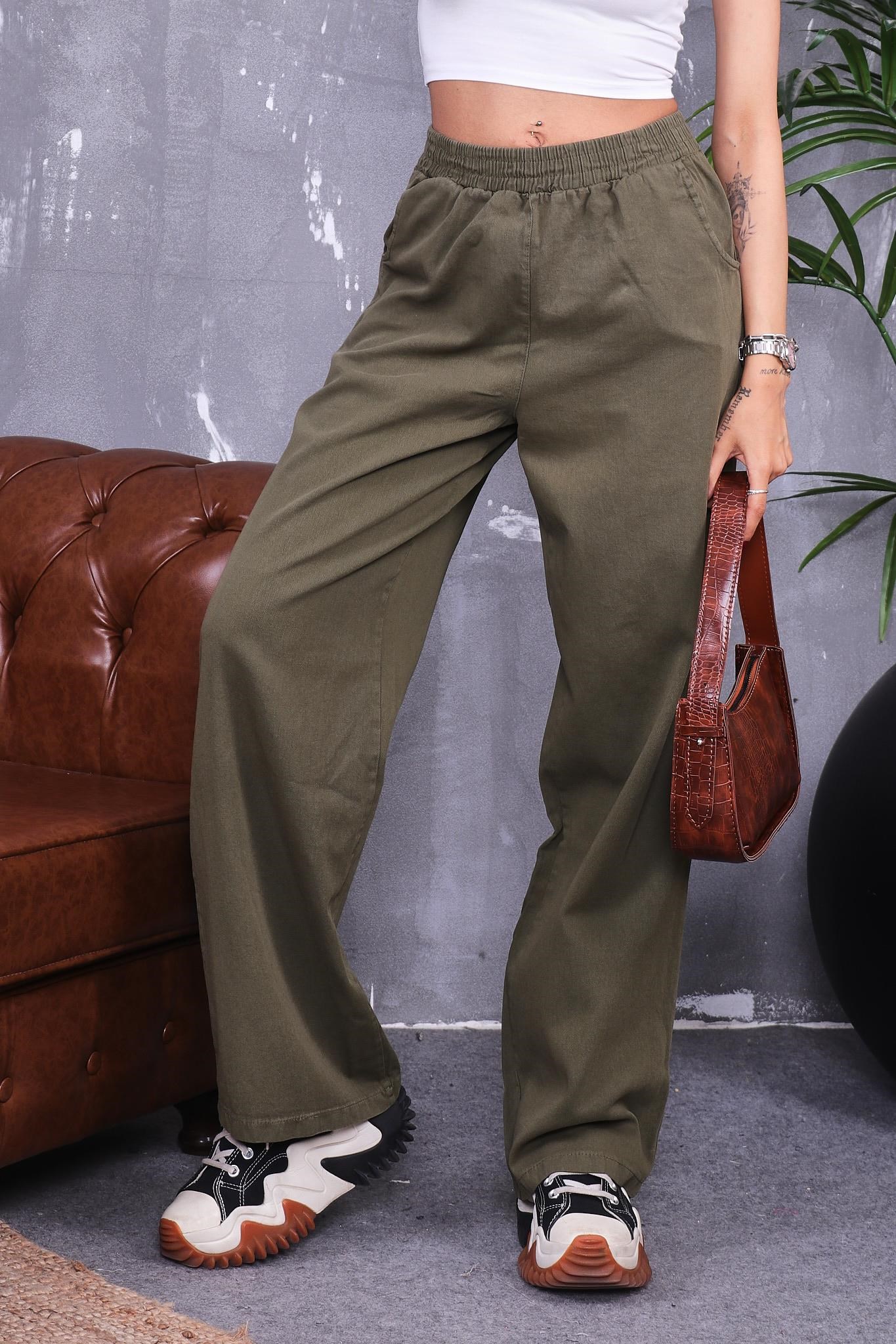 İspanyol Paça Gabardin Pantolon