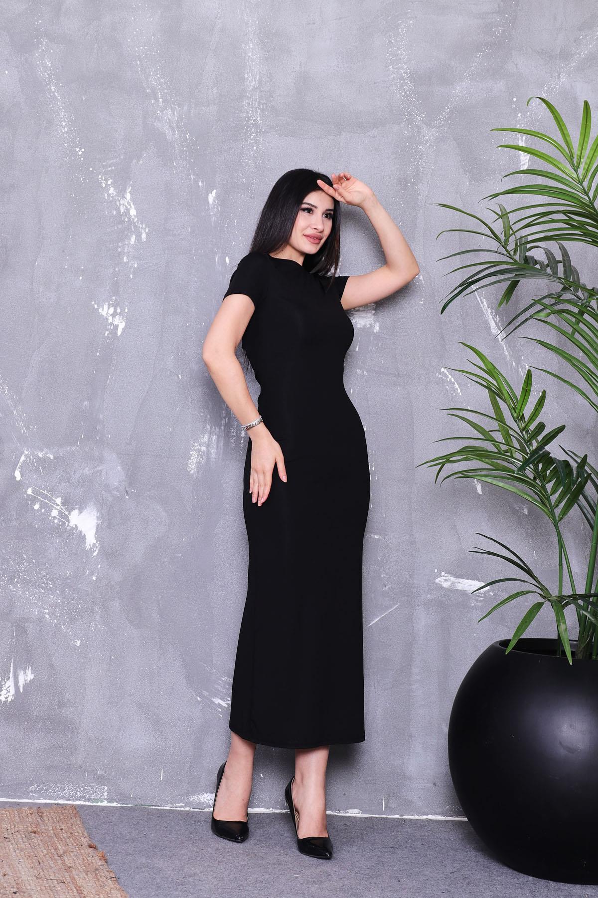 Likralı Basıc Elbise