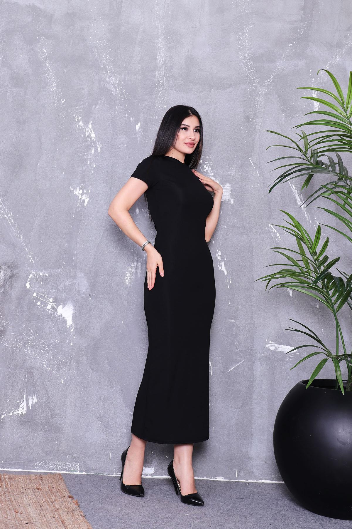 Likralı Basıc Elbise