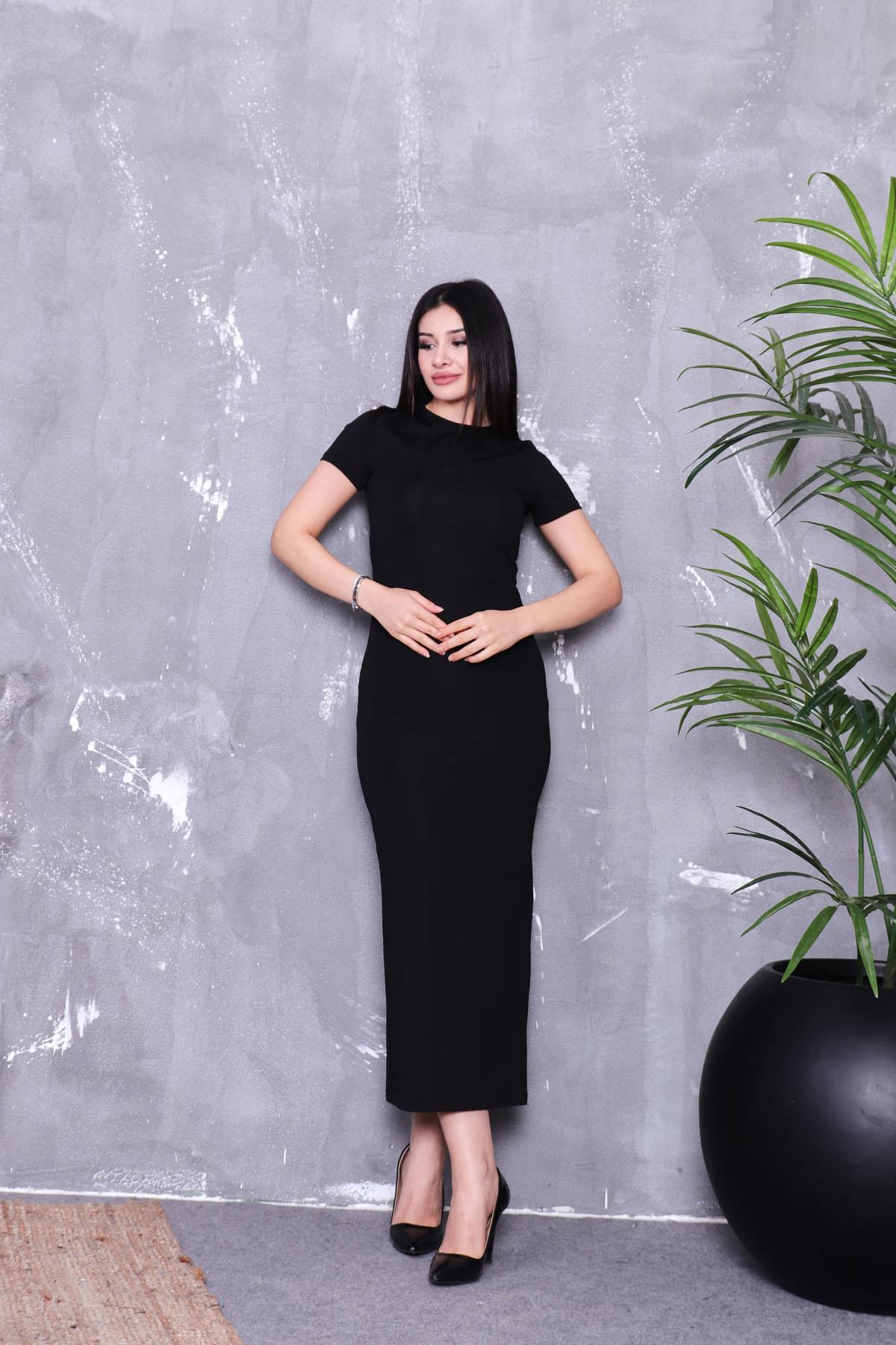 Likralı Basıc Elbise