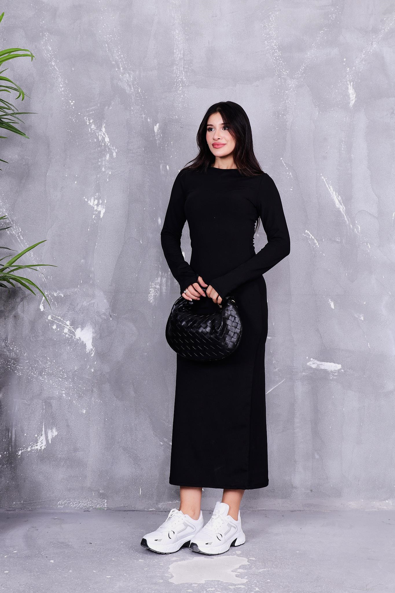 Likralı Basıc Elbise