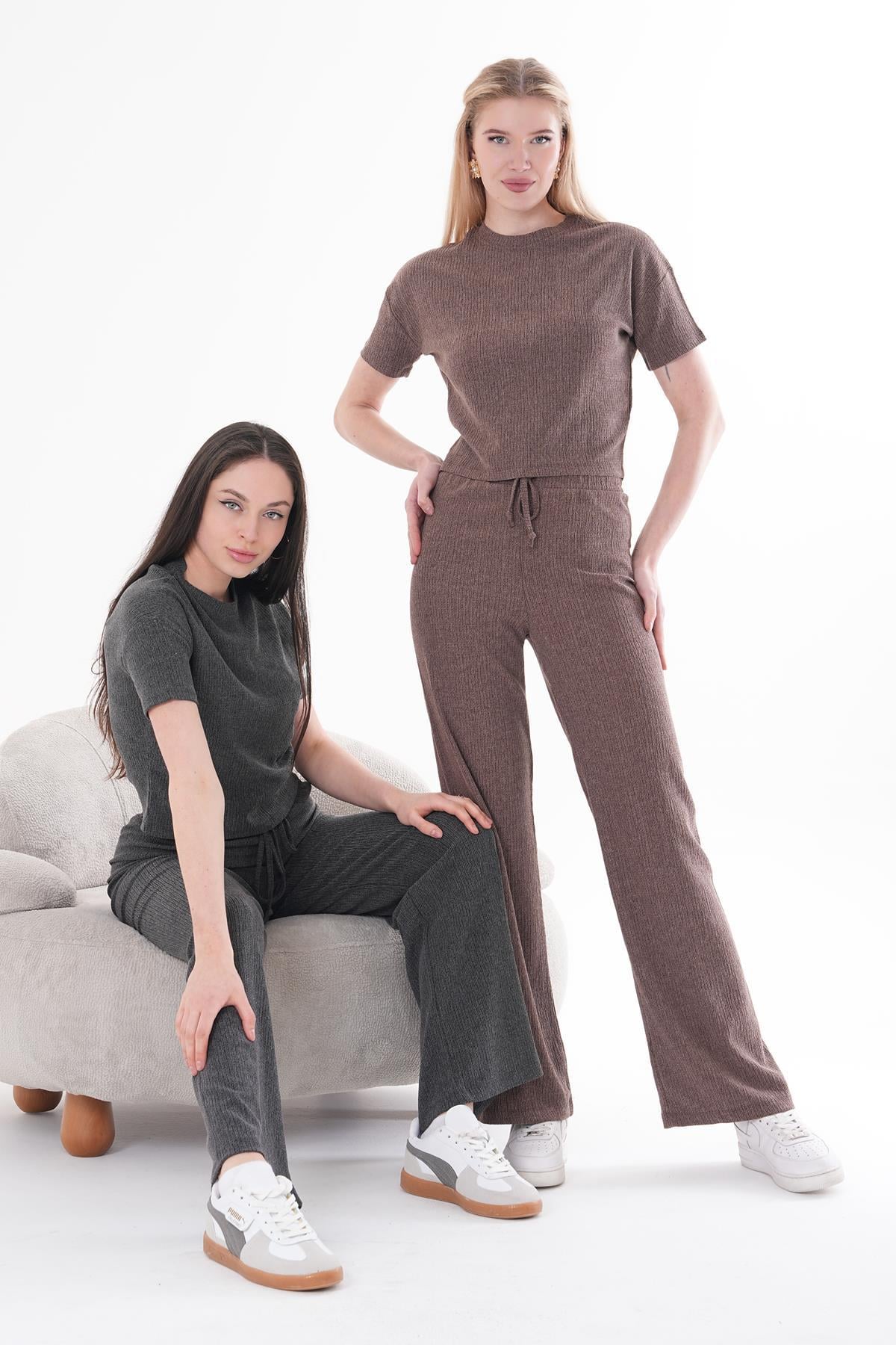 Likralı Basıc Takım