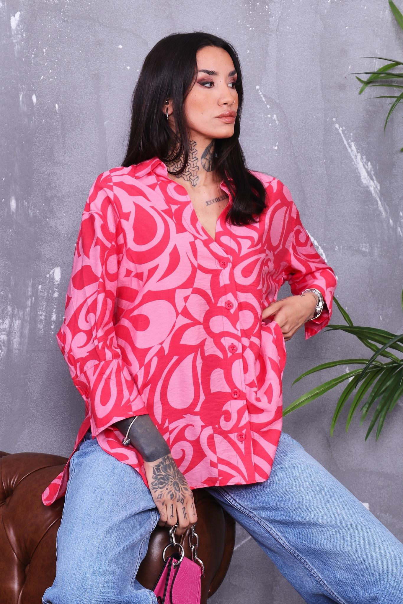 Lüks Kalite Oversize Gömlek